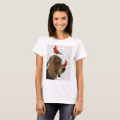 Basset Hound and Birds T-Shirt (Vorne ganz)