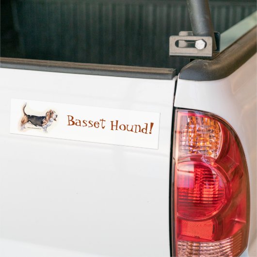 Basset Hound! Autoaufkleber (Auf Lkw)