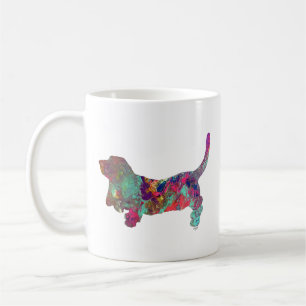 Basset Hound, Basset Hound Geschenke, Basset Hound Kaffeetasse