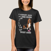 Basset Hound Basset Mama Vater Lemon Basset Hound T-Shirt (Vorderseite)