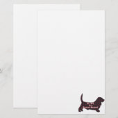 Basset Hound-BESTE FREUNDIN Briefpapier (Vorne/Hinten)