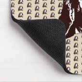 Basset Hound Big Face Mousepad (Ecke)