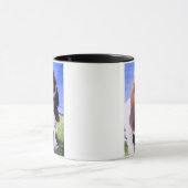 Basset-Hound-Bild Tasse (Zentrum)