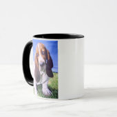 Basset-Hound-Bild Tasse (Vorderseite Links)