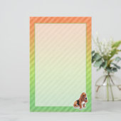 Basset Hound Briefpapier (Stehend Vorderseite)