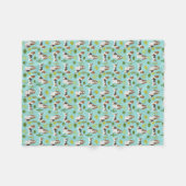 Basset Hound Cactus Blanket - Hunde Geschenke Fleecedecke (Vorderseite (Horizontal))