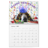 Basset Hound Calendar 2017 Kalender (Jan 2027)