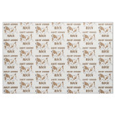 Basset-Hound-Cartoon Stoff (Fat Quarter (45,7 x 55,9 cm))