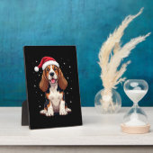Basset Hound Christmas Tank Top Fotoplatte (Seite)