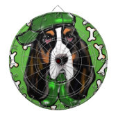 Basset Hound Dartscheibe (vorne)