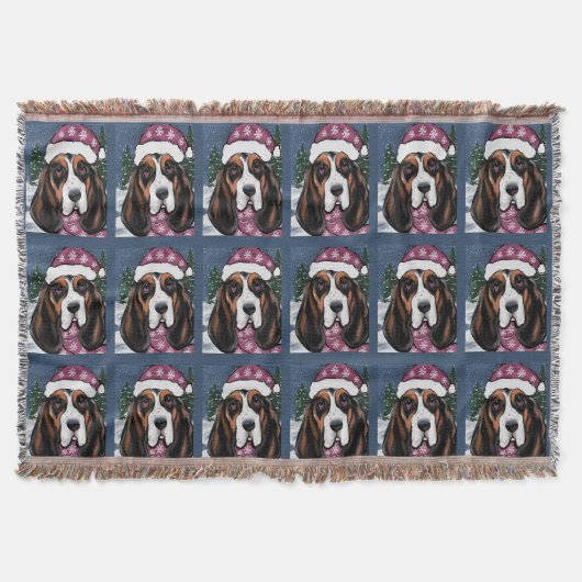 Basset Hound Decke (Vorderseite)