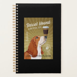 Basset Hound Dog Kaffee Planer