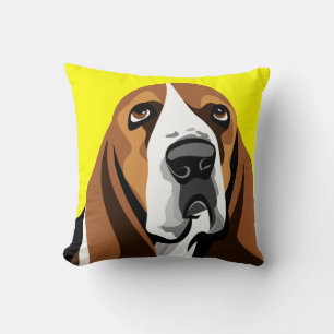 Basset Hound Dog Kissen