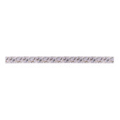 Basset Hound Dog Knochen und Paws Satin Ribbon Satinband (Vorderseite)