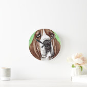 Basset Hound Dog Runde Wanduhr (Zuhause)