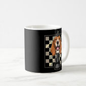 Basset Hound Dog Schach Kaffeetasse (VorderseiteRechts)