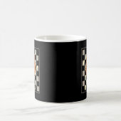 Basset Hound Dog Schach Kaffeetasse (Mittel)