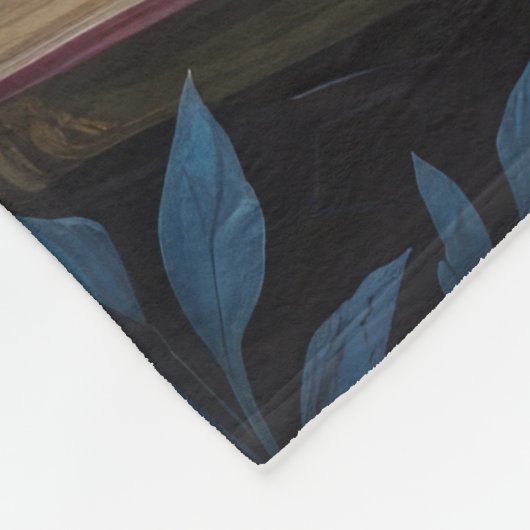 Basset Hound Dog Whimsical Halloween Malerei Fleecedecke (Ecke)