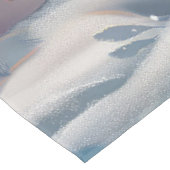 Basset Hound Dog Winter Wunderland Weihnachtsfreud Tischdecke (Schrägansicht)