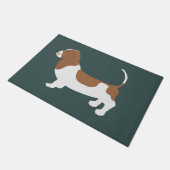 Basset Hound Doormat Fußmatte (Schrägansicht)