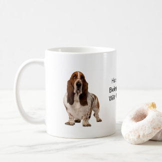 Basset Hound - "ein Mitglied der Familie " Kaffeetasse