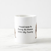 Basset Hound - "ein Mitglied der Familie " Kaffeetasse (Mittel)