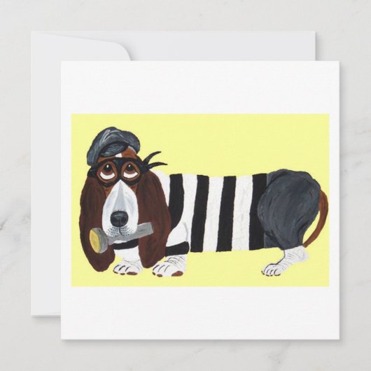 Basset Hound Einbrecher (Vorderseite)