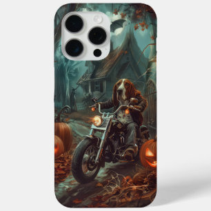 Basset Hound fährt Motorrad Halloween Gruselig Case-Mate iPhone Hülle