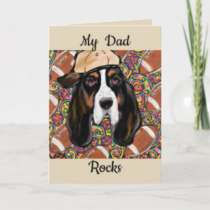 Basset Hound Feiertagskarte