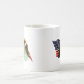 Basset Hound Flag Kaffeetasse (Mittel)