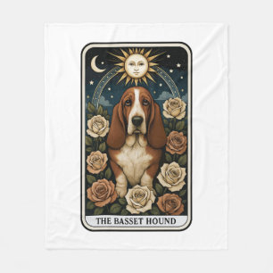 Basset Hound Fleecedecke