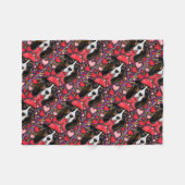 Basset Hound Fleecedecke (Vorderseite (Horizontal))