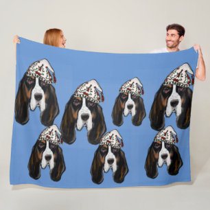 Basset Hound Fleecedecke