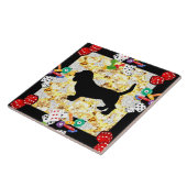 BASSET HOUND FLIESE (Seite)