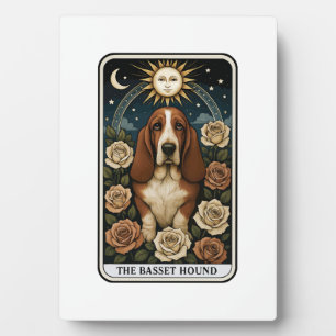 Basset Hound Fotoplatte