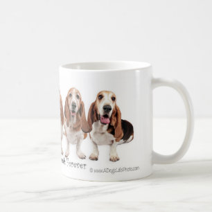 Basset Hound-Freunde für immer Kaffeetasse