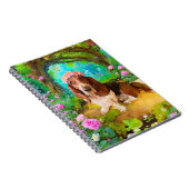Basset Hound Garden Notizblock (Rechte Seite)