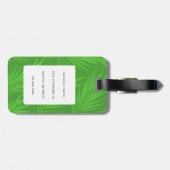 Basset Hound Gepäckanhänger (Rückseite horizontal)