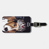 Basset Hound-Gepäckanhänger Gepäckanhänger (Vorderseite horizontal)