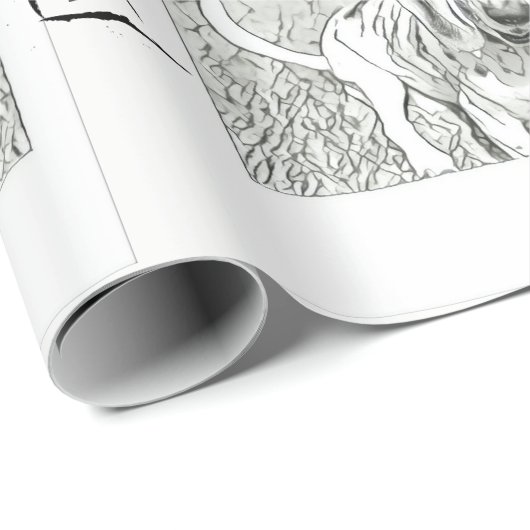 Basset Hound-Geschenk-Verpackungs-Papier Geschenkpapier (Rolleneckpunkt)