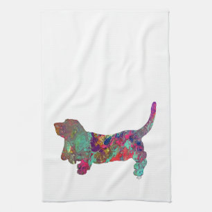 Basset Hound Geschenke, Basset Hound Geschirrtuch