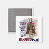 Basset Hound Geschenke Magnet (Vorderseite/Rückseite)
