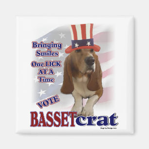 Basset Hound Geschenke Magnet