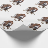 Basset Hound Geschenkpapier (Ecke)