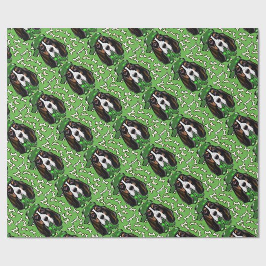 Basset Hound Geschenkpapier (Flach)