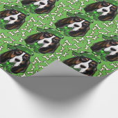 Basset Hound Geschenkpapier (Ecke)