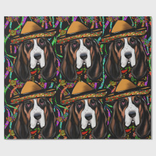 BASSET HOUND GESCHENKPAPIER