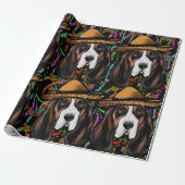 BASSET HOUND GESCHENKPAPIER (Ungerollt)