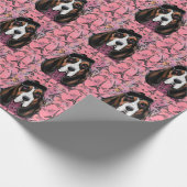 Basset Hound Geschenkpapier (Ecke)