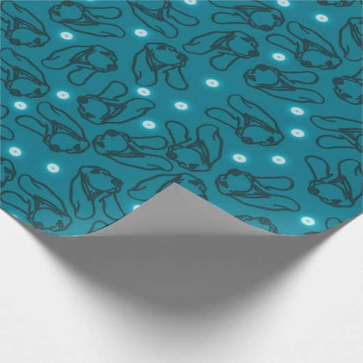 Basset Hound Geschenkpapier (Ecke)